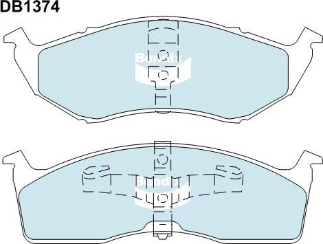 ATE 608003 - Kit de plaquettes de frein, frein à disque cwaw.fr