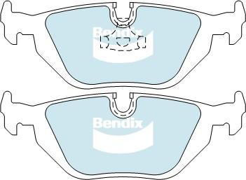 Bendix-AU DB1245 EURO+ - Kit de plaquettes de frein, frein à disque cwaw.fr