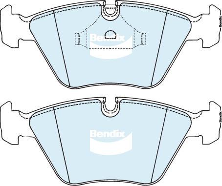 Bendix-AU DB1242 GCT - Kit de plaquettes de frein, frein à disque cwaw.fr