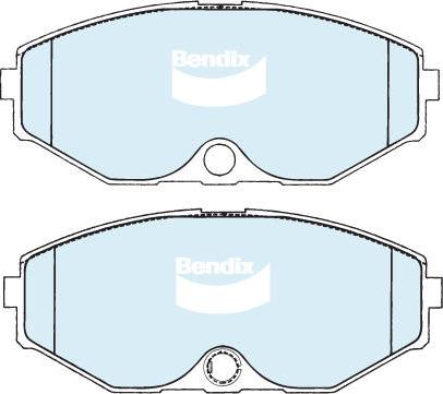 Bendix-AU DB1250 GCT - Kit de plaquettes de frein, frein à disque cwaw.fr