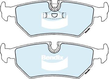 Bendix-AU DB1251 GCT - Kit de plaquettes de frein, frein à disque cwaw.fr