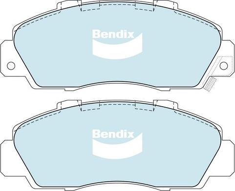 Bendix-AU DB1206 GCT - Kit de plaquettes de frein, frein à disque cwaw.fr