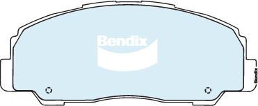 Bendix-AU DB1212 HD - Kit de plaquettes de frein, frein à disque cwaw.fr