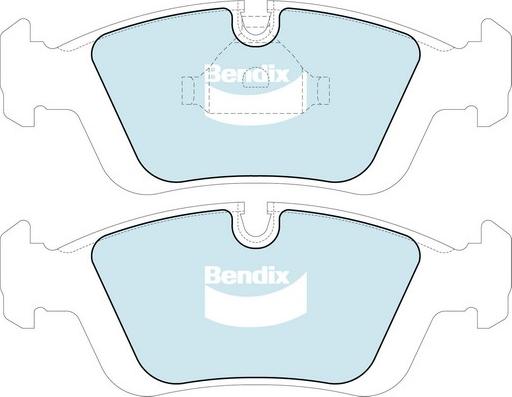 Bendix-AU DB1224 EURO+ - Kit de plaquettes de frein, frein à disque cwaw.fr