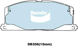 Bendix-AU DB356 GCT - Kit de plaquettes de frein, frein à disque cwaw.fr