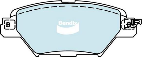 Bendix-AU DB2485 4WD - Kit de plaquettes de frein, frein à disque cwaw.fr