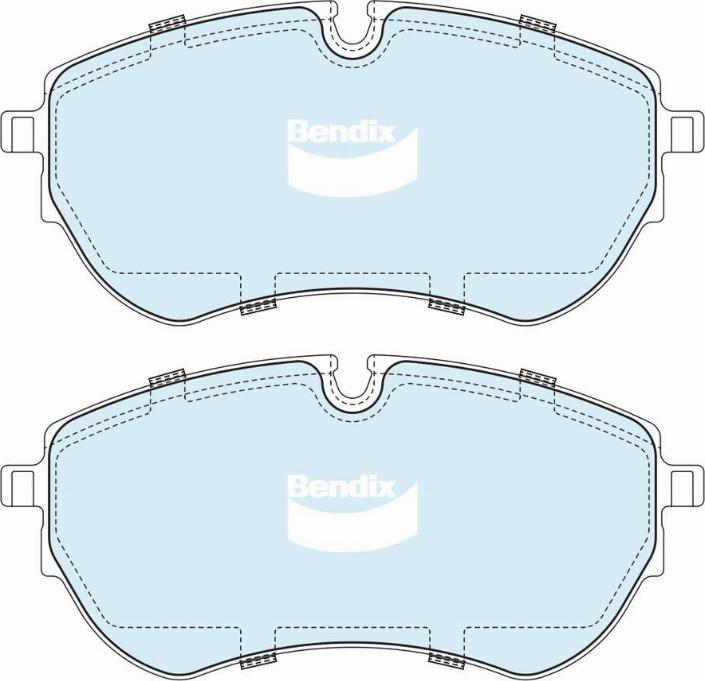 Bendix-AU DB2595 ULT4WD - Kit de plaquettes de frein, frein à disque cwaw.fr