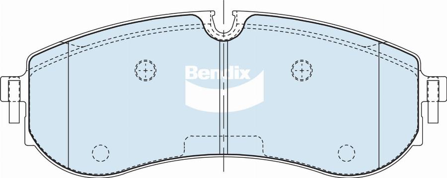 Bendix-AU DB2684 HD - Kit de plaquettes de frein, frein à disque cwaw.fr