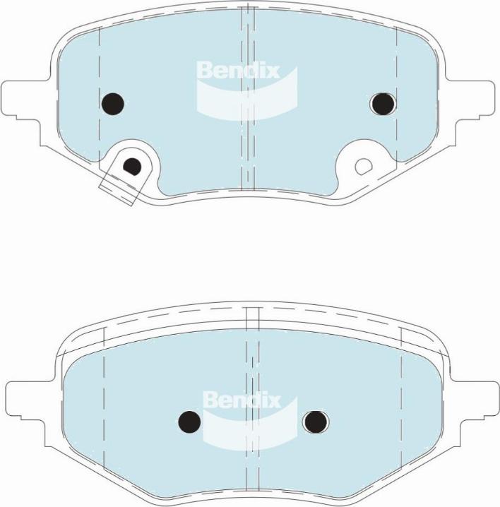 Bendix-AU DB2632 GCT - Kit de plaquettes de frein, frein à disque cwaw.fr