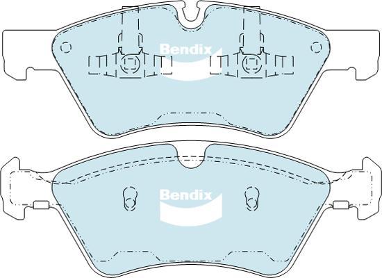 Bendix-AU DB2048 EURO+ - Kit de plaquettes de frein, frein à disque cwaw.fr