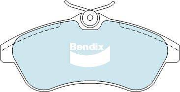 Bendix-AU DB2043 HD - Kit de plaquettes de frein, frein à disque cwaw.fr