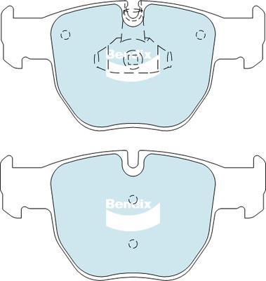 Bendix-AU DB2054 HD - Kit de plaquettes de frein, frein à disque cwaw.fr