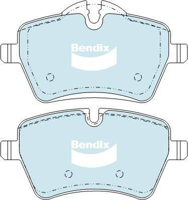 Bendix-AU DB2052 ULT - Kit de plaquettes de frein, frein à disque cwaw.fr