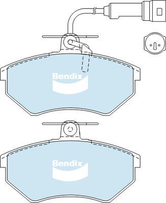 Bendix-AU DB2069 GCT - Kit de plaquettes de frein, frein à disque cwaw.fr