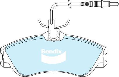 Bendix-AU DB2015 EURO+ - Kit de plaquettes de frein, frein à disque cwaw.fr