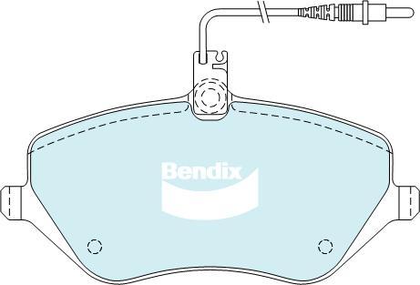 Bendix-AU DB2024 EURO+ - Kit de plaquettes de frein, frein à disque cwaw.fr