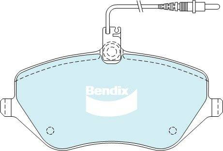 Bendix-AU DB2024 HD - Kit de plaquettes de frein, frein à disque cwaw.fr