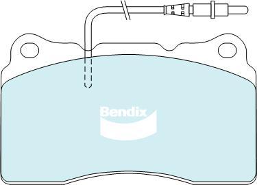 Bendix-AU DB2023 EURO+ - Kit de plaquettes de frein, frein à disque cwaw.fr