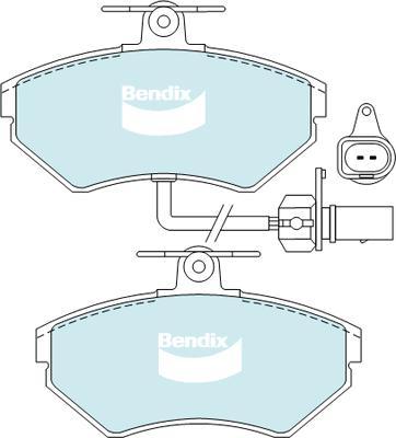 Bendix-AU DB2193 EURO+ - Kit de plaquettes de frein, frein à disque cwaw.fr