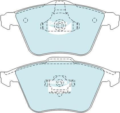 Bendix-AU DB2176 HD - Kit de plaquettes de frein, frein à disque cwaw.fr