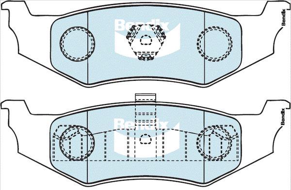 Bendix-AU DB2172 GCT - Kit de plaquettes de frein, frein à disque cwaw.fr