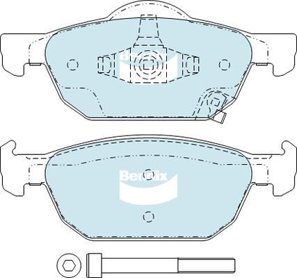 Bendix-AU DB2308 GCT - Kit de plaquettes de frein, frein à disque cwaw.fr