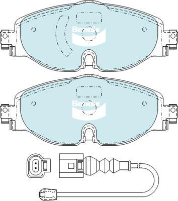 Bendix-AU DB2383 EURO+ - Kit de plaquettes de frein, frein à disque cwaw.fr