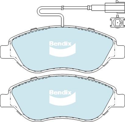 Bendix-AU DB2247 EURO+ - Kit de plaquettes de frein, frein à disque cwaw.fr