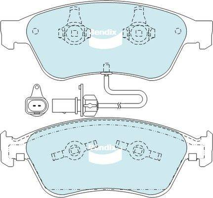 Bendix-AU DB2202 GCT - Kit de plaquettes de frein, frein à disque cwaw.fr