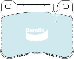 Bendix-AU DB2235 GCT - Kit de plaquettes de frein, frein à disque cwaw.fr