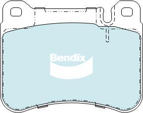 Bendix-AU DB2235 HD - Kit de plaquettes de frein, frein à disque cwaw.fr