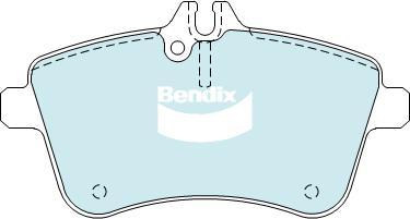 Bendix-AU DB2233 EURO+ - Kit de plaquettes de frein, frein à disque cwaw.fr