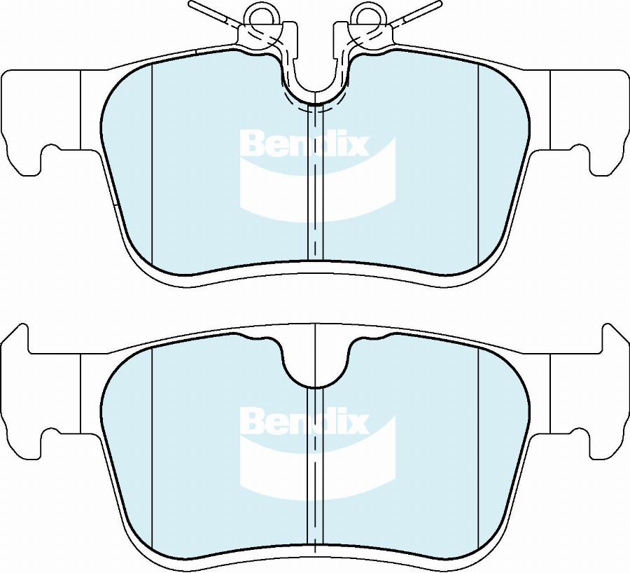 Bendix-AU DB2718 Euro+ - Kit de plaquettes de frein, frein à disque cwaw.fr