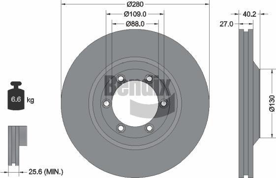 BENDIX Braking BDS1802 - Disque de frein cwaw.fr