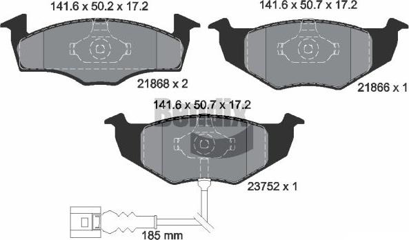 BENDIX Braking BPD1855 - Kit de plaquettes de frein, frein à disque cwaw.fr