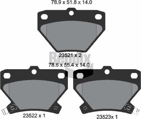 BENDIX Braking BPD2001 - Kit de plaquettes de frein, frein à disque cwaw.fr