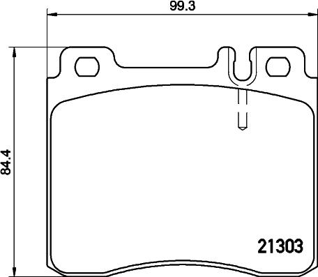 BENDIX Braking BPD2379 - Kit de plaquettes de frein, frein à disque cwaw.fr