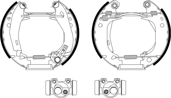 BENDIX Braking BXK1035 - Jeu de mâchoires de frein cwaw.fr