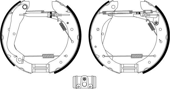 BENDIX Braking BXK1038 - Jeu de mâchoires de frein cwaw.fr