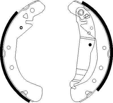 BENDIX Braking BXK1156 - Jeu de mâchoires de frein cwaw.fr