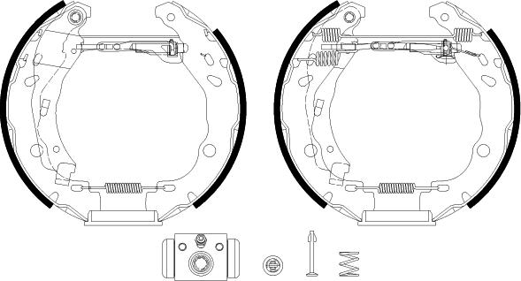 BENDIX Braking BXK1302 - Jeu de mâchoires de frein cwaw.fr