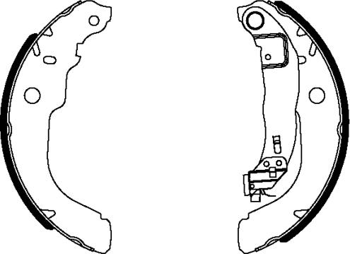 BENDIX Braking BXK1307 - Jeu de mâchoires de frein cwaw.fr