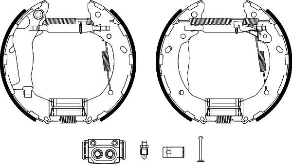 BENDIX Braking BXK1245 - Jeu de mâchoires de frein cwaw.fr