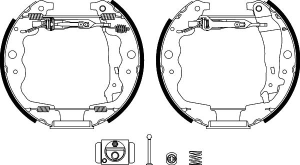 BENDIX Braking BXK2230 - Jeu de mâchoires de frein cwaw.fr