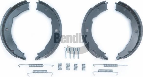 BENDIX Braking BXS1118 - Jeu de mâchoires de frein, frein de stationnement cwaw.fr