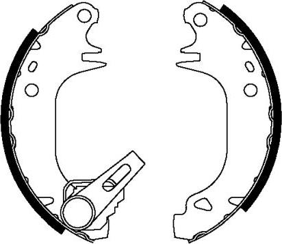 BENDIX Braking BXS2035 - Jeu de mâchoires de frein cwaw.fr