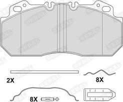 Beral 2909028004195724 - Kit de plaquettes de frein, frein à disque cwaw.fr