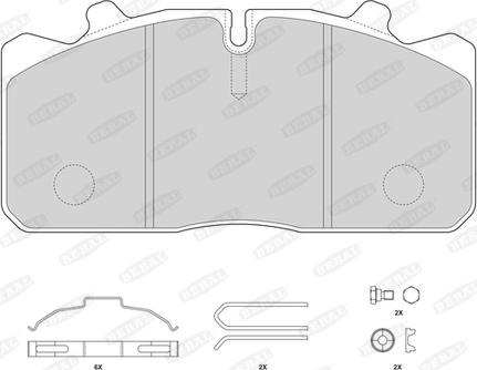 Beral 2908826004195684 - Kit de plaquettes de frein, frein à disque cwaw.fr