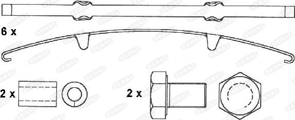 Beral 2903028004145504 - Kit de plaquettes de frein, frein à disque cwaw.fr