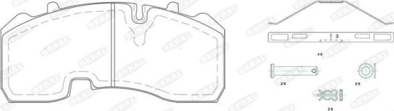 Beral 2916530004145754 - Kit de plaquettes de frein, frein à disque cwaw.fr